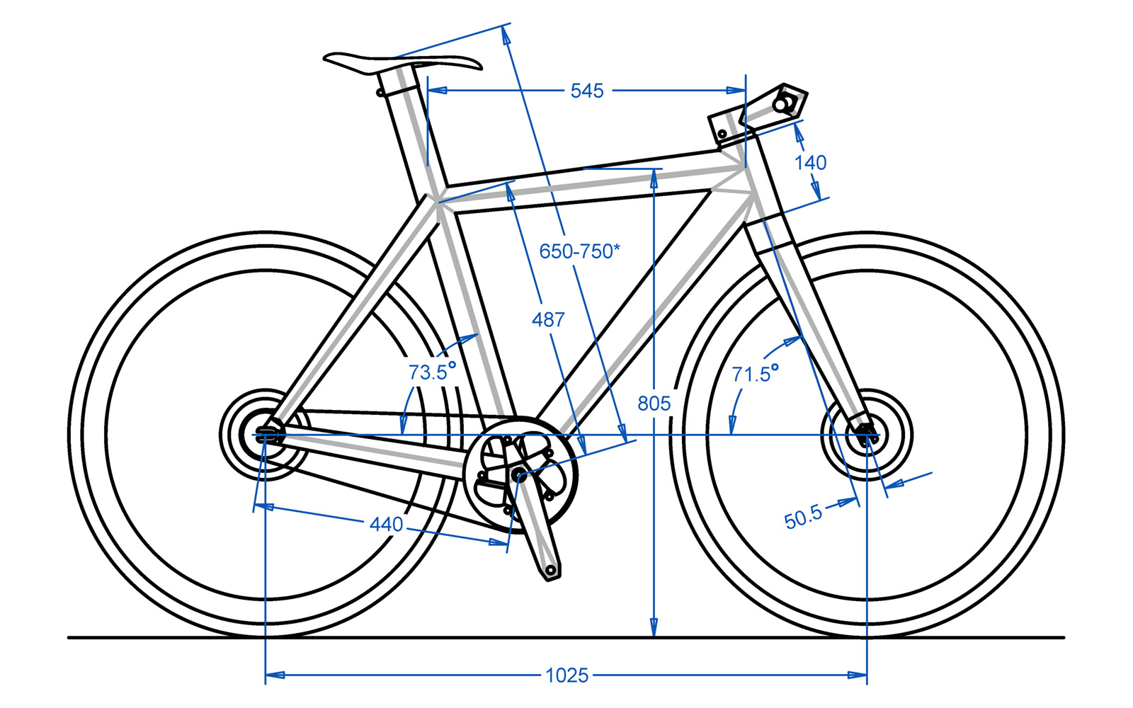 B-9 NH Project geometry diagram