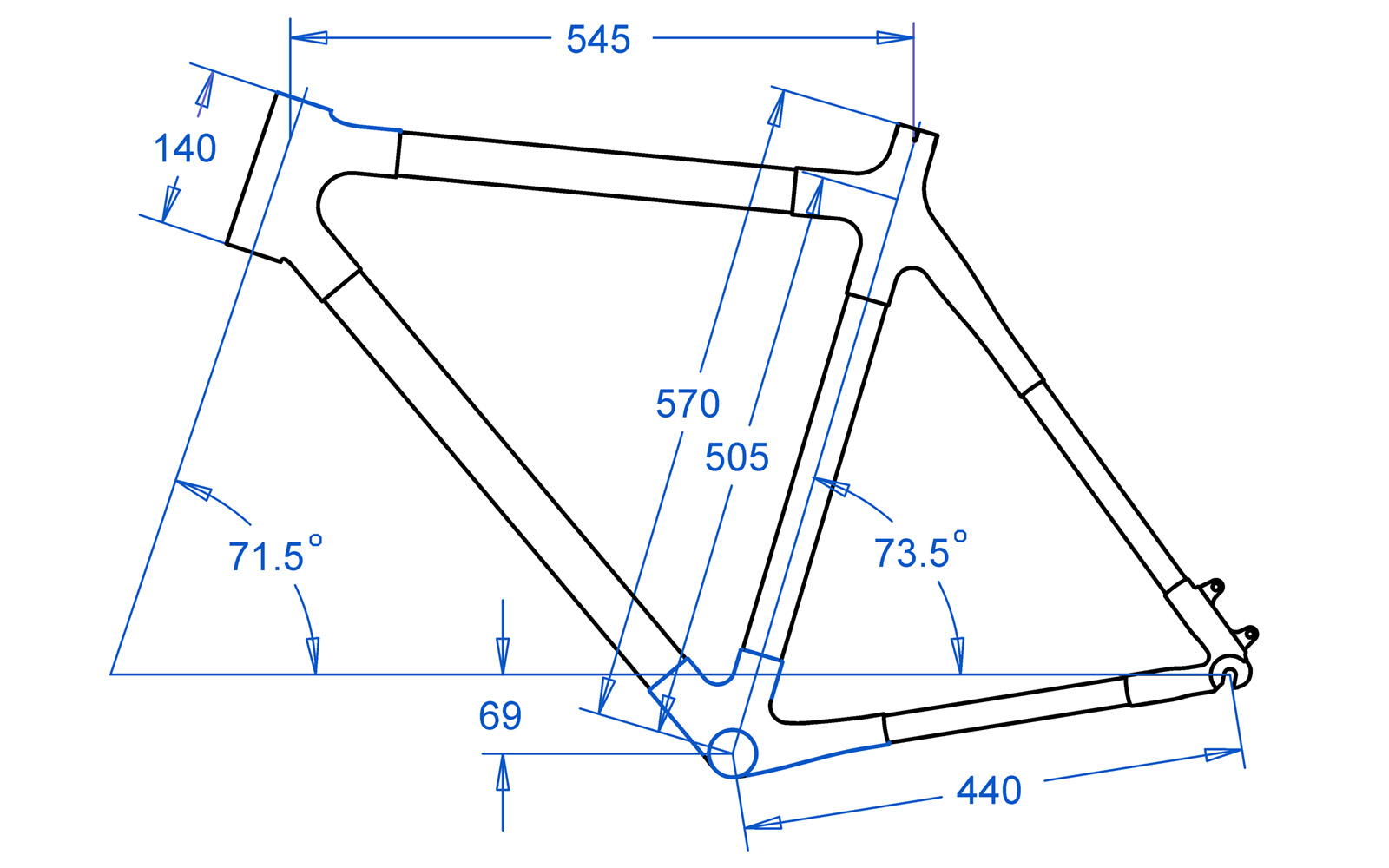 B8 Project geometry diagram