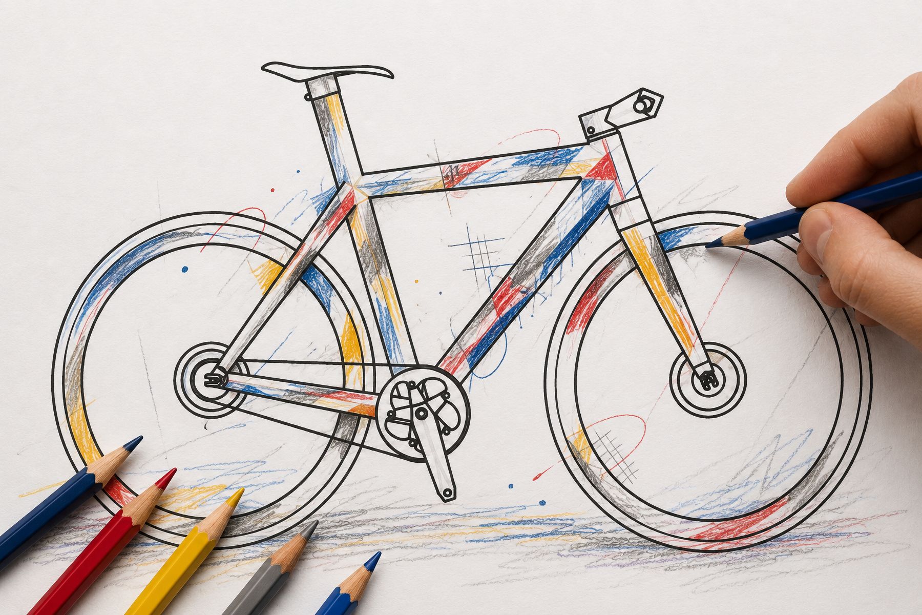 B-9 NH No. 3 bicycle concept as a canvas for a unique custom design