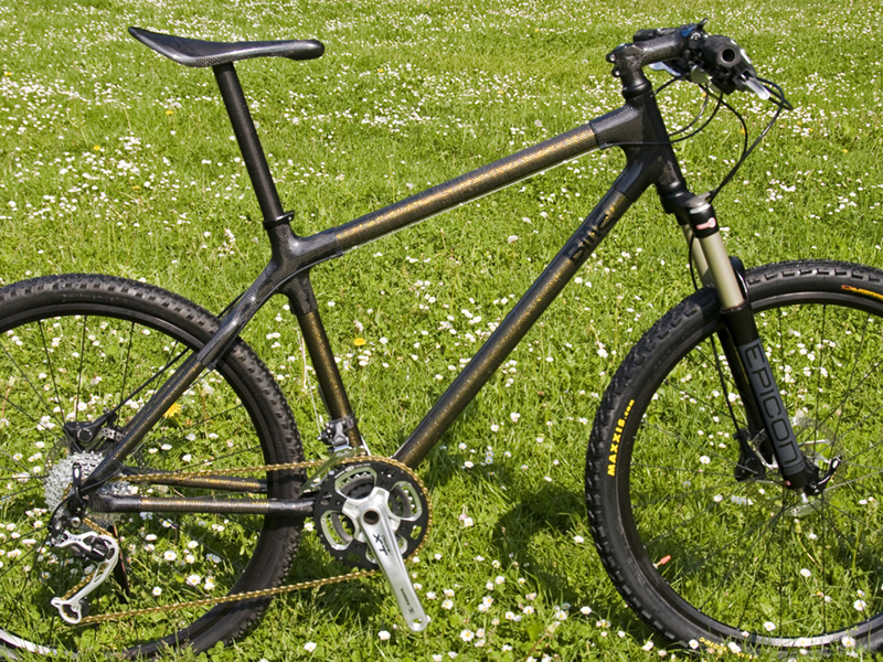 Yellow Blackbird and Bamboozler MTB frames